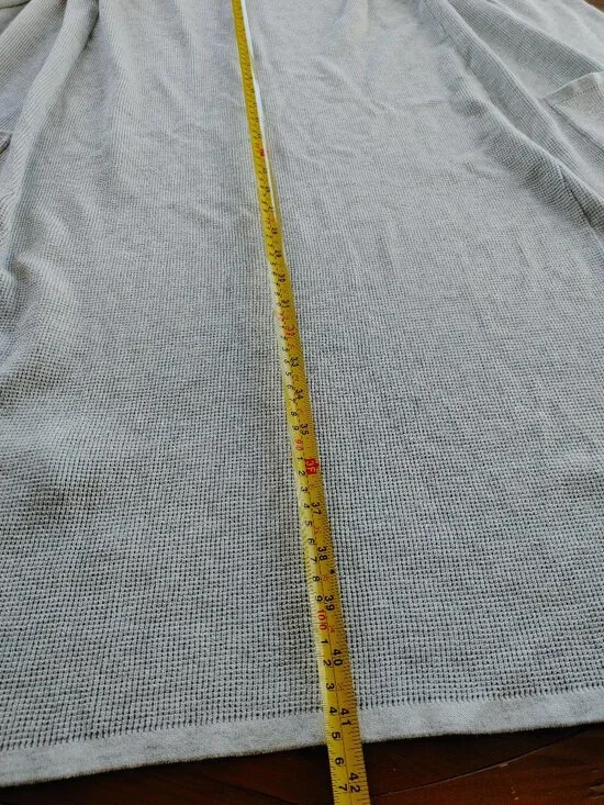 Cyrus Gray Open Cardigan Sweater Size M - Picture 5 of 5